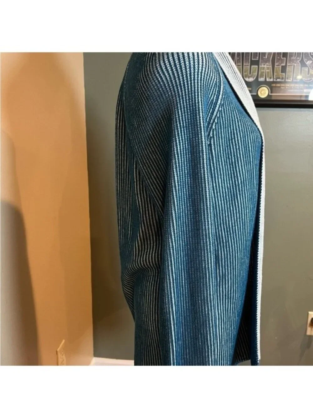 Lands End Women's Open Front Cardigan - Picture 2 of 6